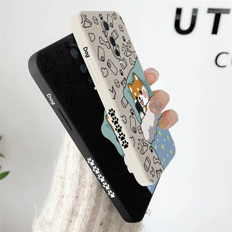 Простой чехол для телефона с рисунком собаки OPPO Realme Narzo 20 30 50 Pro 30A 50I Prime