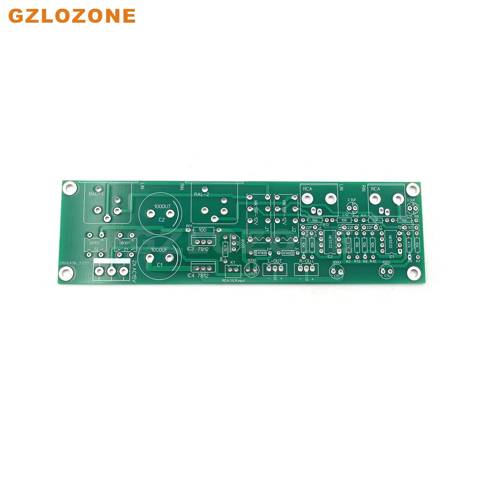 DIY Hifi несбалансированный для сбалансированного аудиосигнала RCA в