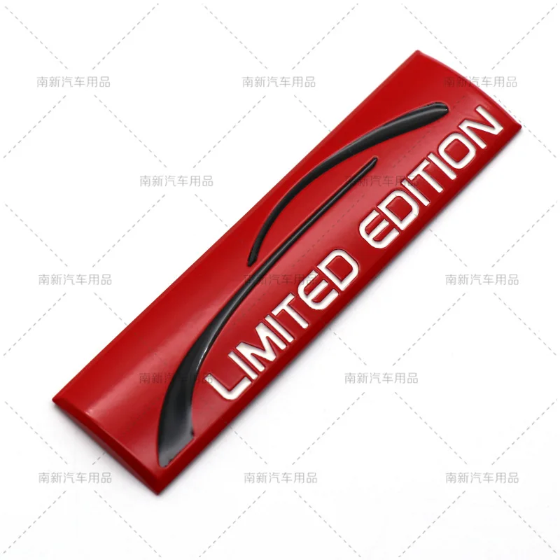 Креативный металлический значок, автомобильная наклейка, хромированная эмблема, ограниченная серия, декоративная наклейка для BMW Audi Honda Opel Lada Toyota Chevrolet Hyundai