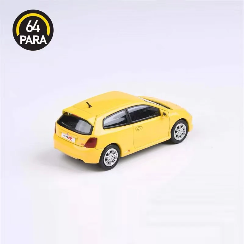 Пара 1:64 модель автомобиля Civic Ver7.0 EP3 Тип R литье под давлением из сплава-желтый и