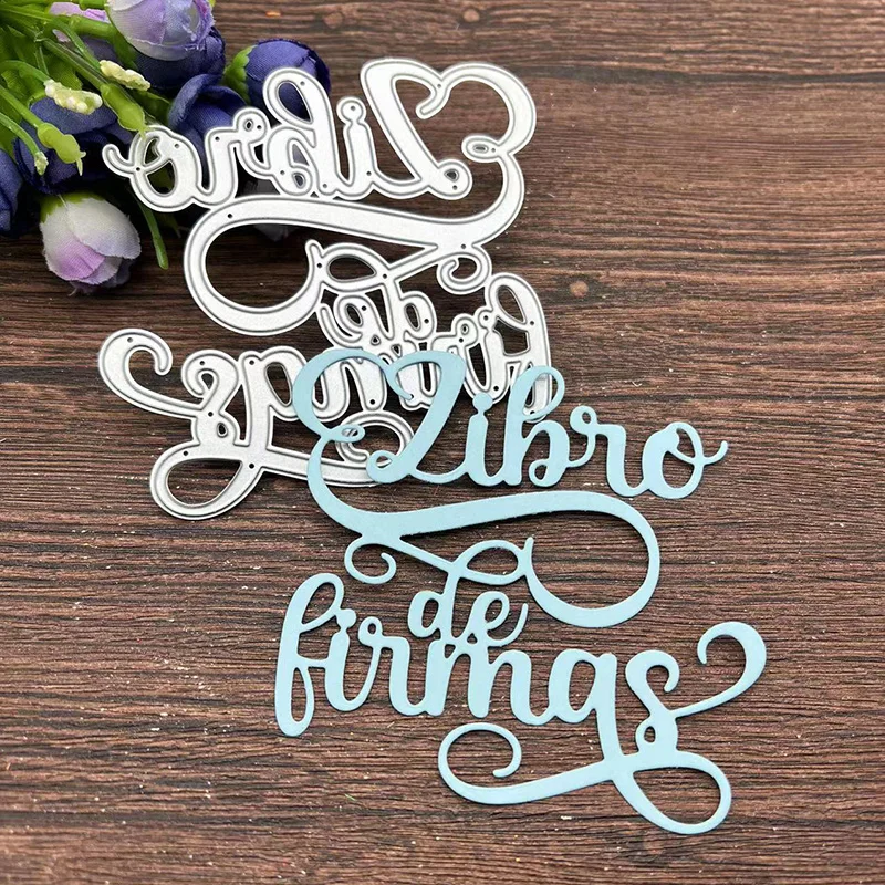 

Letter Frames Metal Cutting Dies Stencils For DIY Scrapbooking Decorative Embossing Handcraft Template