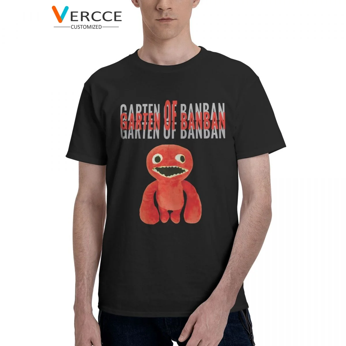 

Забавная футболка Garten Of Banban из 100% хлопка, футболки с круглым вырезом, мужская и женская одежда, футболка, уникальная идея для подарка