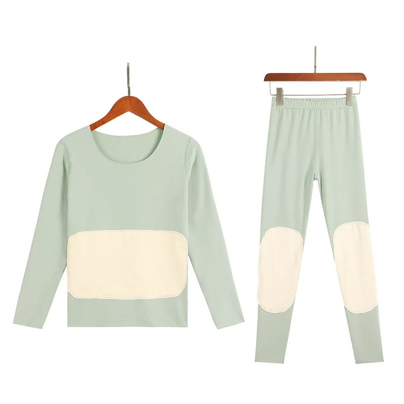 

electric thermal middle-aged and elderly high-neck autumn thermal women's all-in-one