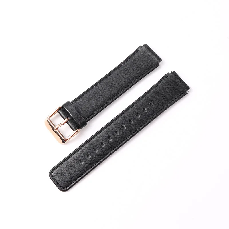 Universal Leather 16mm Watch Band Strap for -Huawei TalkBand B3 B6 TIMEX TW2T35400 TW2T35900 and more Children's Watch