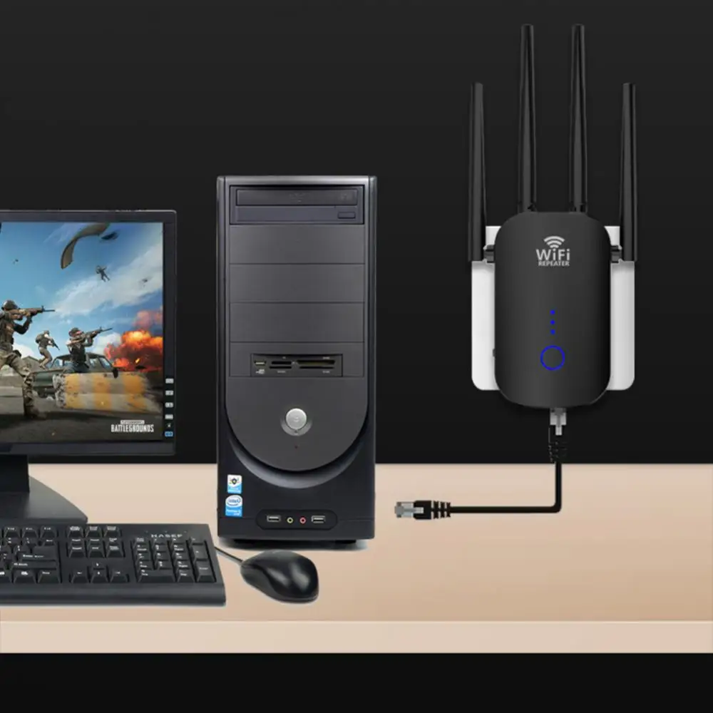 

Двухдиапазонный усилитель сигнала Wi-Fi WR758AC1200M