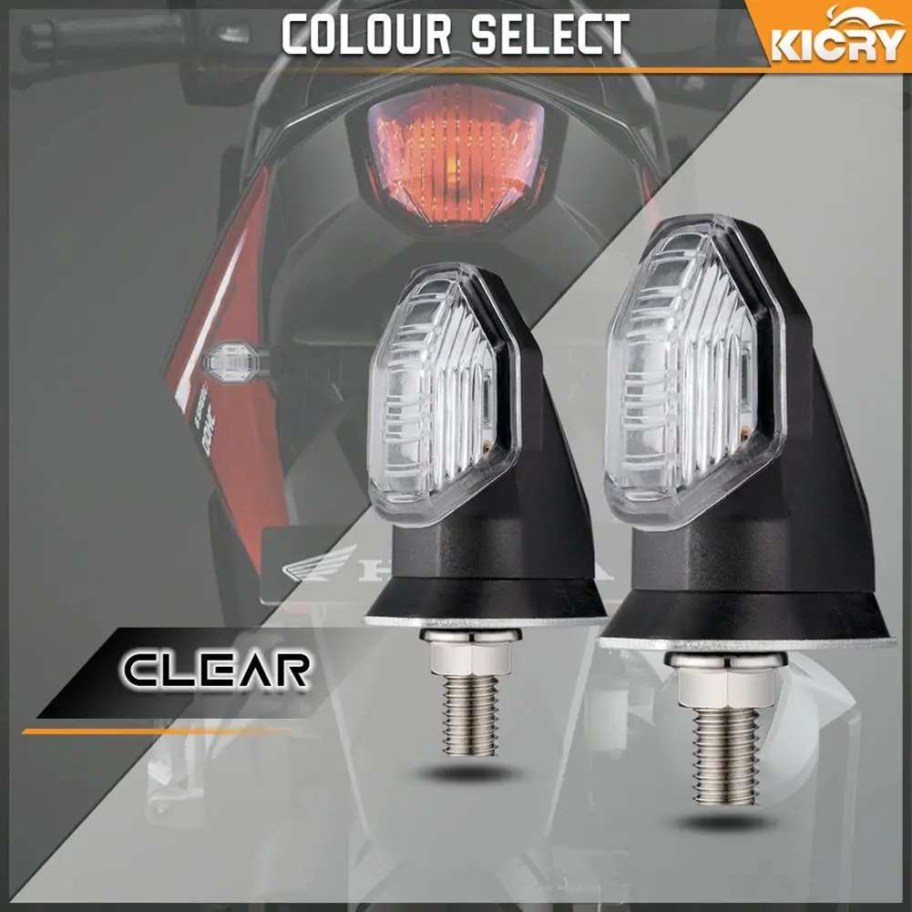 

Универсальный светодиодный мини-указатель поворота для мотоцикла, совместимый с Rs150r Wave Alpha