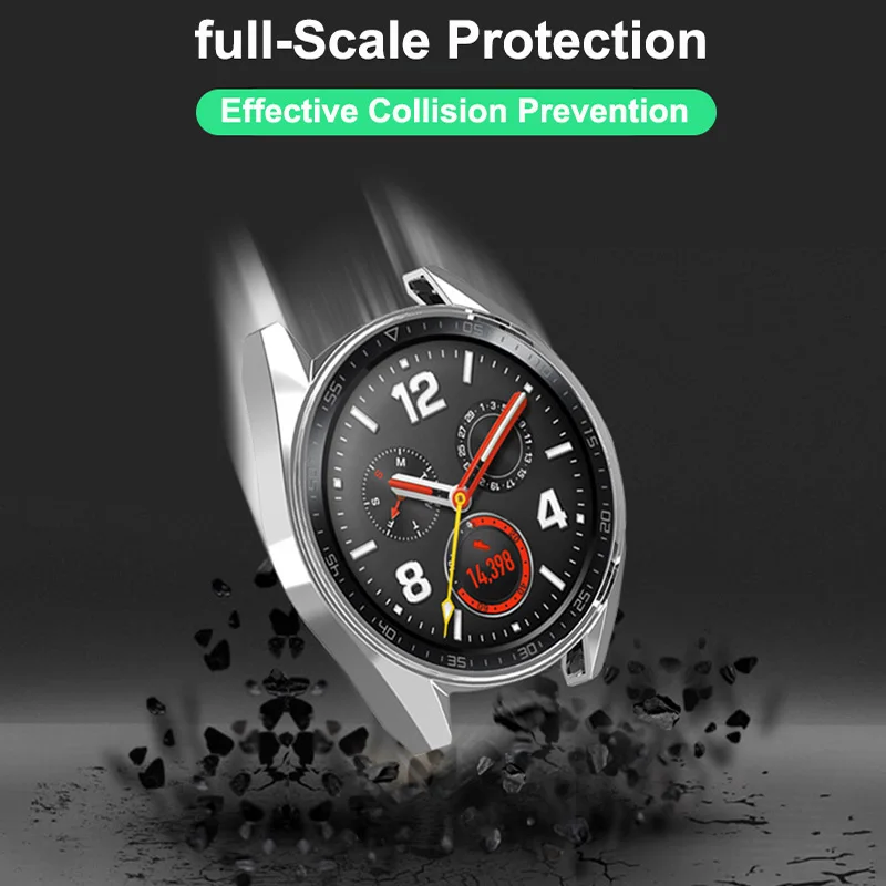 Ремешок для часов Huawei GT 2 3 42 мм 46 ТПУ Защитный Браслет Для GT2 Pro 2E с магнитной петлей