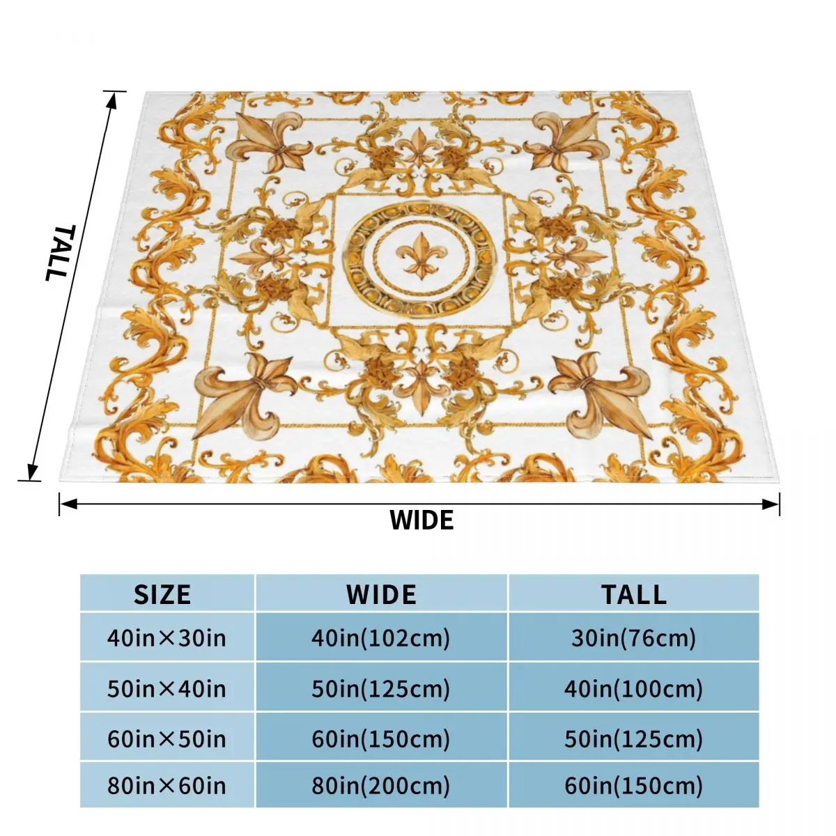 Одеяла с орнаментом Золотого льва и Дамаска флисовое многофункциональное легкое
