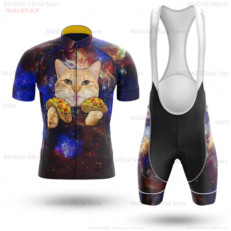 

2023 Summer Taco Cat Men's Cycling Quick-drying Breathable Triathlon Clothes Uniform Maillot Ropa Ciclismo Cycling Bicycle Suit
