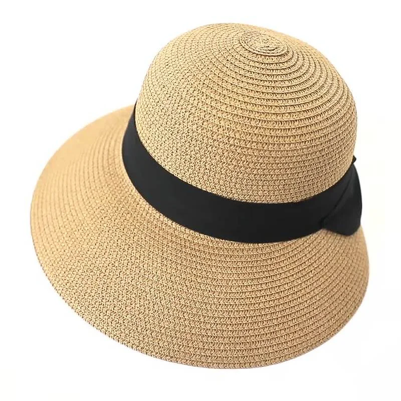 

Bucket Hat Straw Hat Women's Summer Outing Sun Visor Holiday Cool Hat Seaside Beach Hat Tide Summer Hats One Piece