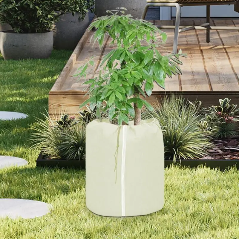 Зимняя защита для растений цветочный горшок чехлы сумок от мороза чехол уличных