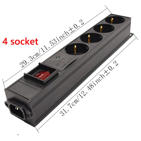 PDU розетки распределительный блок 16А 250В 3500Вт