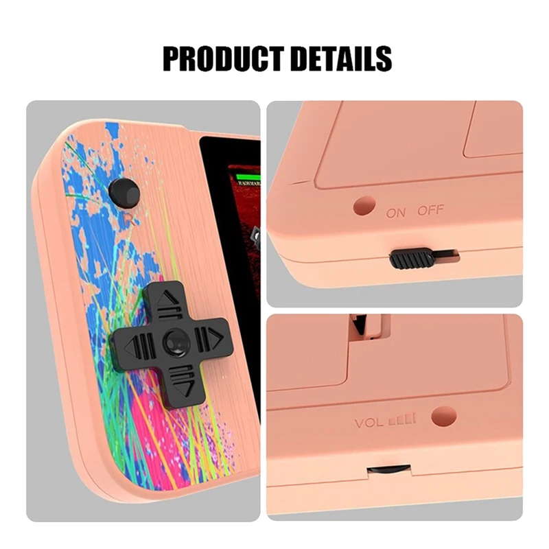 G3 Портативный ретро аркадный геймпад 800 классических игр 3.5 дюймов экран