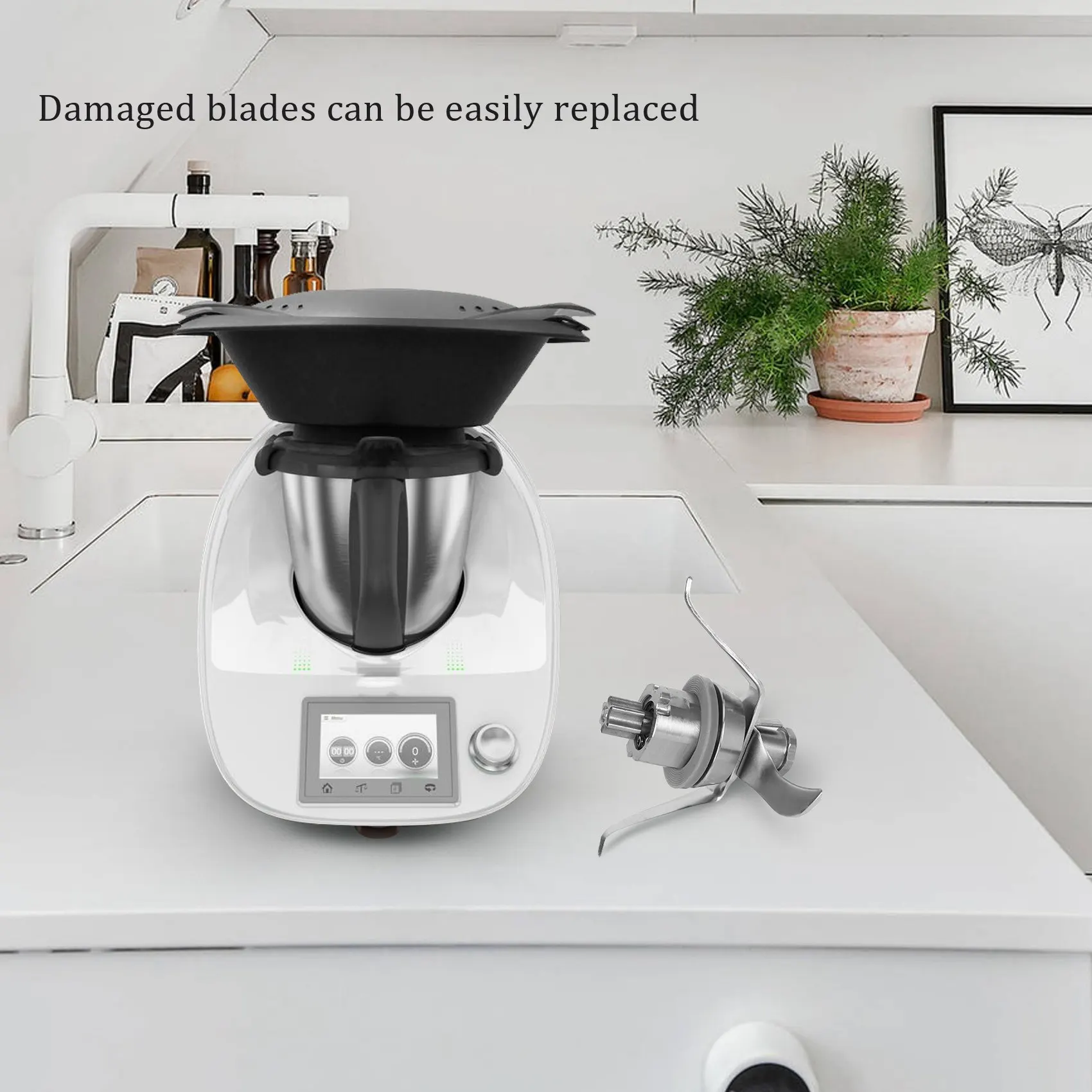 Лезвие блендера из нержавеющей стали насадка для перемешивания сменные