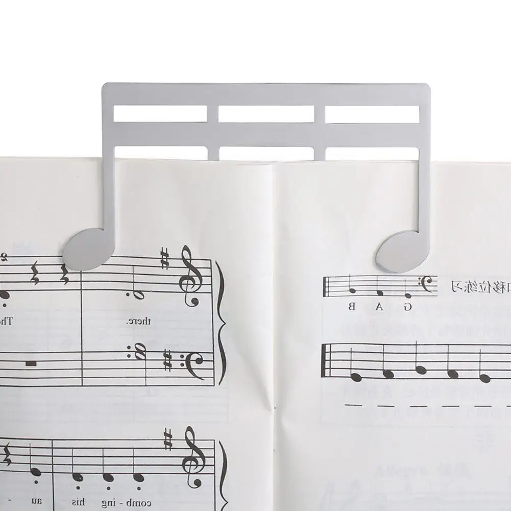 

1pc Pianos Stand Song Book Page Holder Clip Music Score Textbook Portable Keyboard Sheet Clips Note Clamp Metal M1m4
