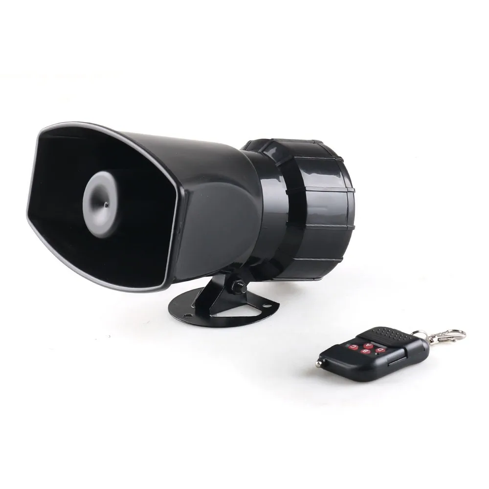 

12 В, 7 звуков, 130 дБ, беспроводная электронная сирена, громкая автомобильная сигнализация, полицейская пожарная сирена, автомобильные аксессуары