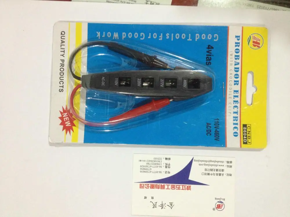 

The car electricity test pencil pencil written voltage measurement tester type 8604D detector with pencil