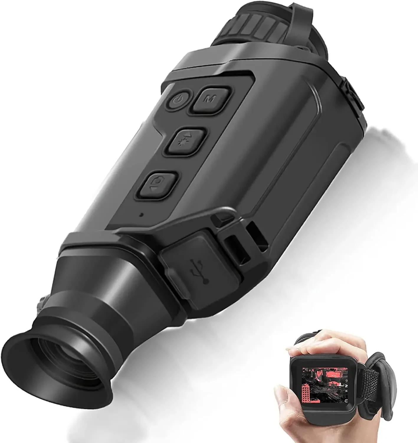 

384x288 Handheld Digital Infrared Night Vision Telescope Video APP/Wi-Fi Thermal Imaging Scope 50Hz CS-325G for Safe Security