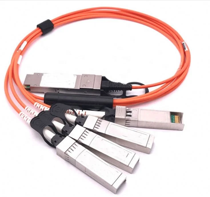 Активные оптические кабели 10G 25G 40G 100G 200G 400G SFP+ SFP28 QSFP-DDD 1м 2м 5м 10м 20м 50м OM2 OM3 OM4 AOC