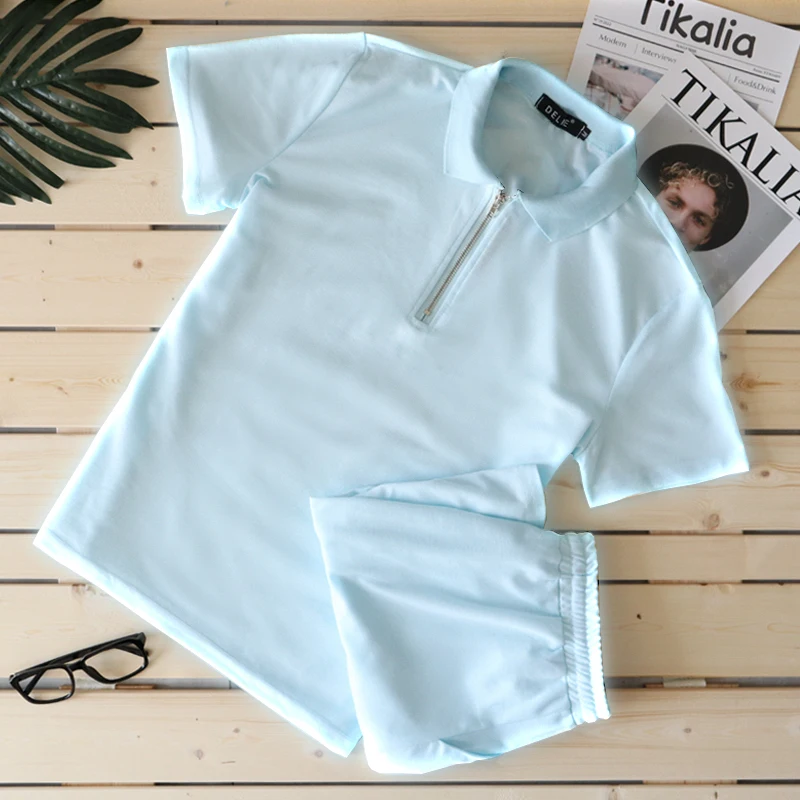 Костюм спортивный мужской из 2 предметов повседневный комплект с шортами дышащая