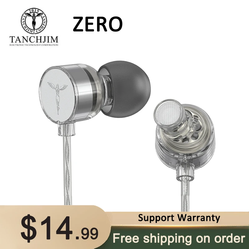 

TANCHJIM ZERO Earphone In-Ear HiFi Dynamic Driver Earphone