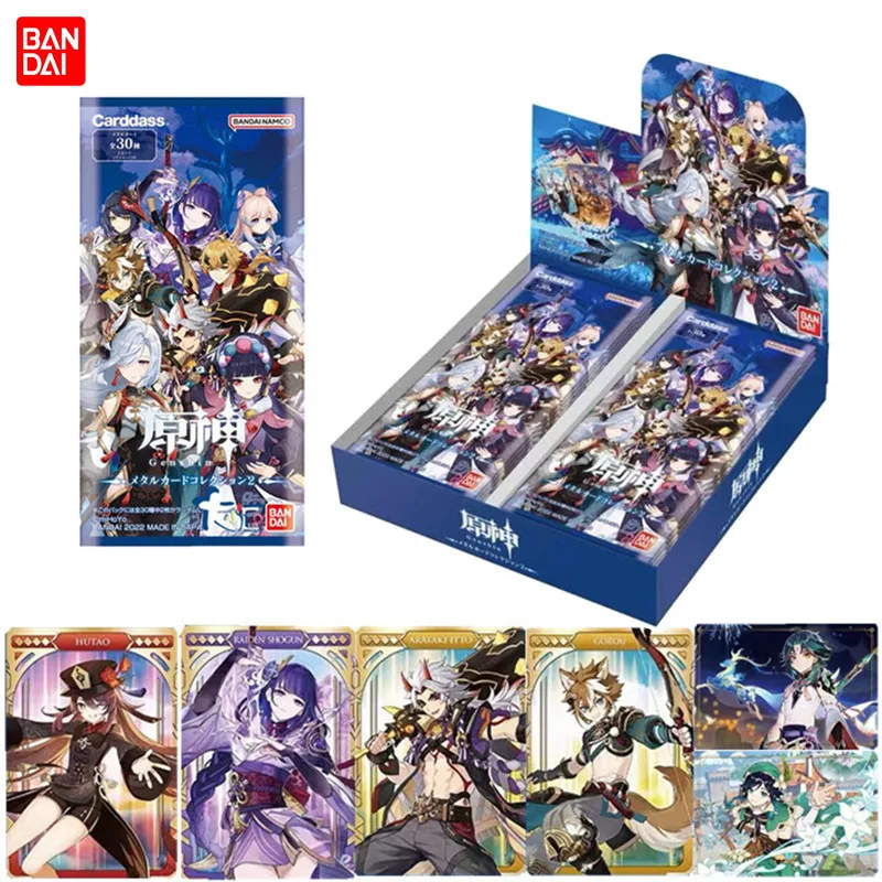 

Genuine Genshin Impact Original Cards Anime Genshin Impact Aether Jean Lisa Lumine Collect Collection Card Children Toys Gift