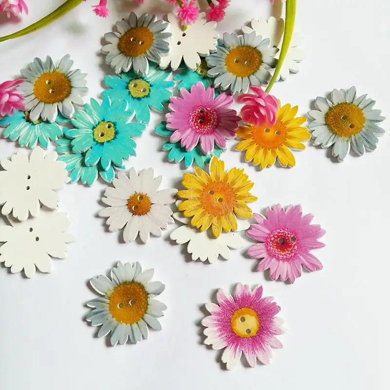 30 шт. деревянные пуговицы с двумя отверстиями 35 мм | Дом и сад