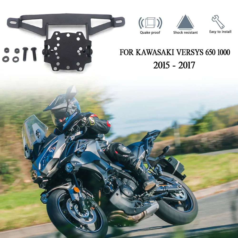 

Для Kawasaki Versys 650/1000 MY 2015 аксессуары для мотоциклов модифицированный кронштейн Gps-навигации для мотоциклов