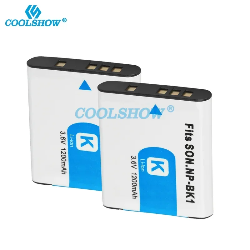 NP-BK1 NP BK1 Аккумулятор для SONY Cyber-shot S750 S780 S950 S980 W180 W190 W370 MHS-PM1 CM5 NPBK1 1200 мАч Аккумуляторы