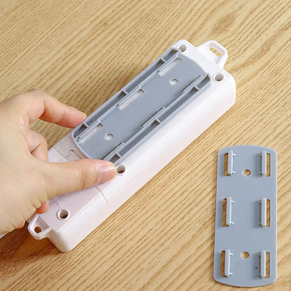 

Wall-Mounted Socket Fixer Holder Socket Holder Powerful Sticker Self-Adhesive Punch-free Plug Fixer Cable Wire Organizer Racks