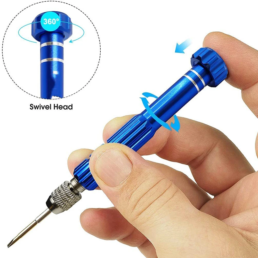 

Мини-отвертка 5 в 1 отправка 5 шт. бит S2 шестигранный драйвер из алюминиевого сплава для оборудования разборка ремонта портативный ручной инс...