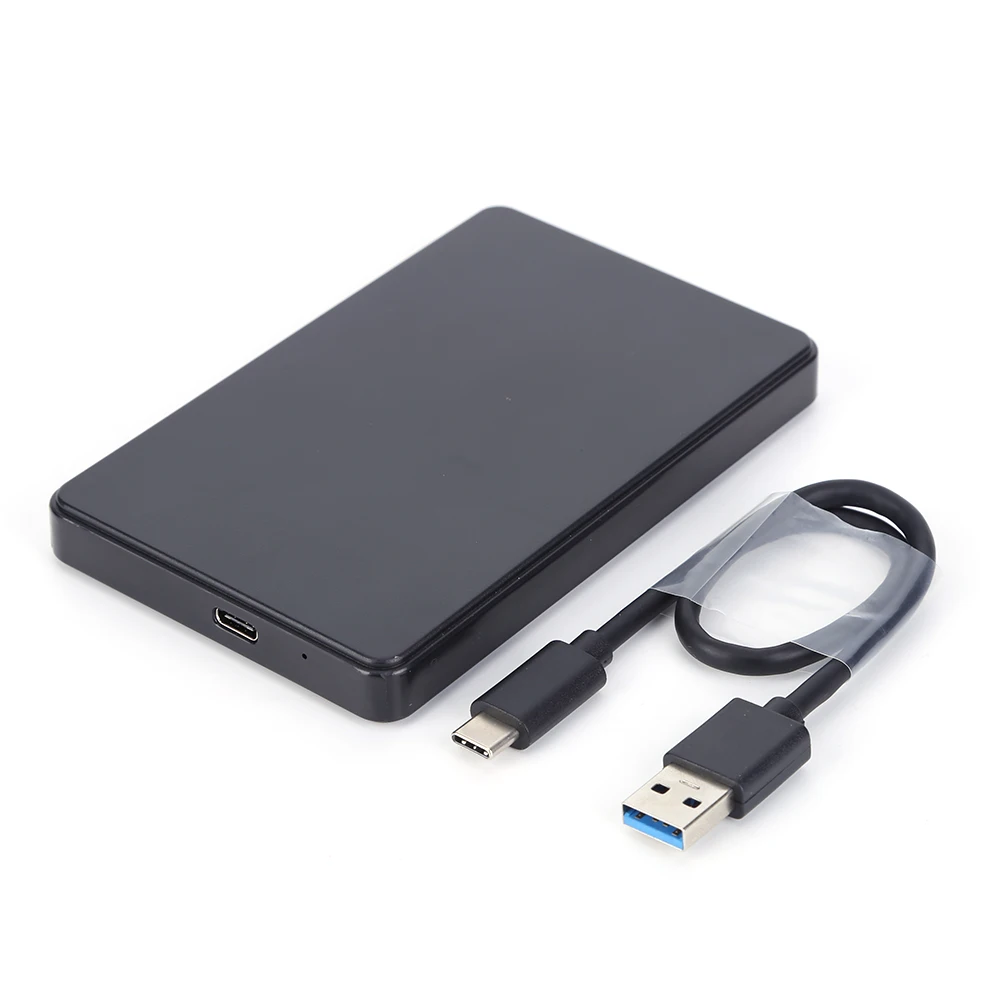 

2.5 inch HDD SSD Case SATA To USB3.1 Hard Drive Enclosure 6Gbps 8TB SSD Box USB3.0 To Type-C Hard Disk Box for Notebook Computer