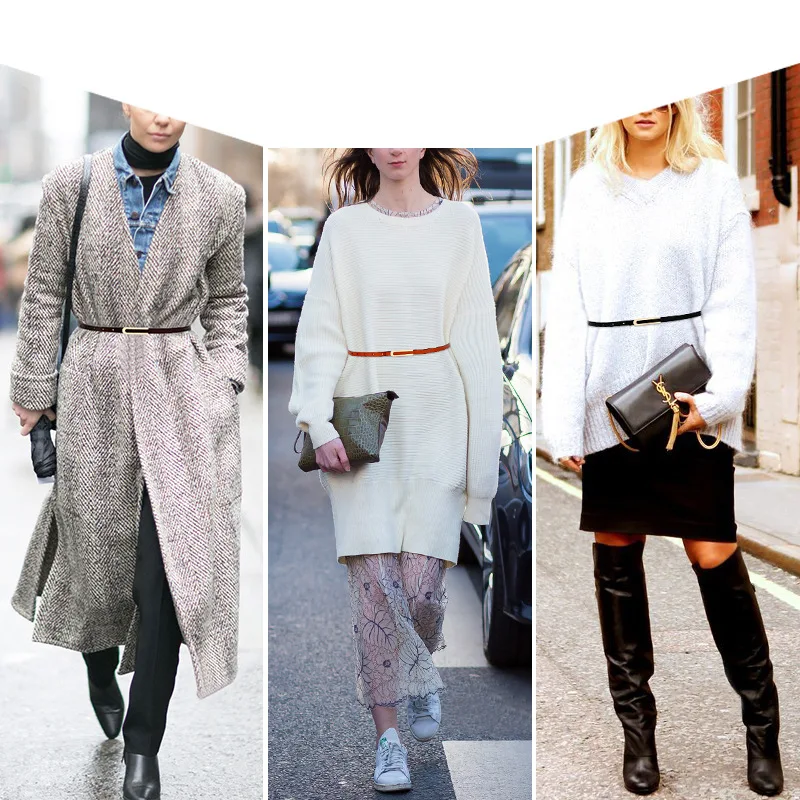 Женский ремень из натуральной кожи