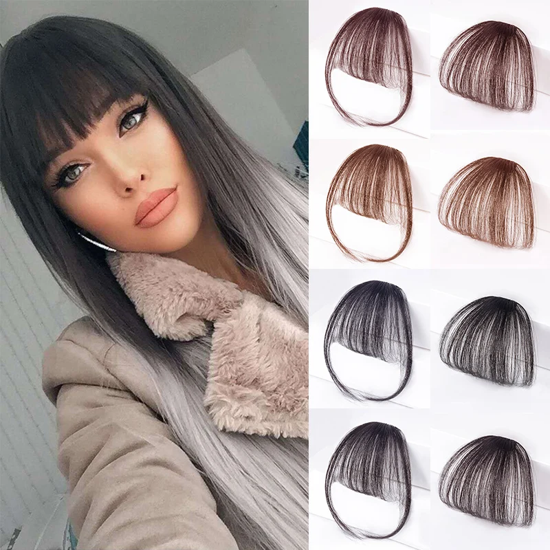 Новинка парик с прямыми волосами окрашенными в уши невидимой картой |
