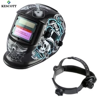 kescott professional protective welding helmet auto darkening solder mask true color welder hat for tig mig mma