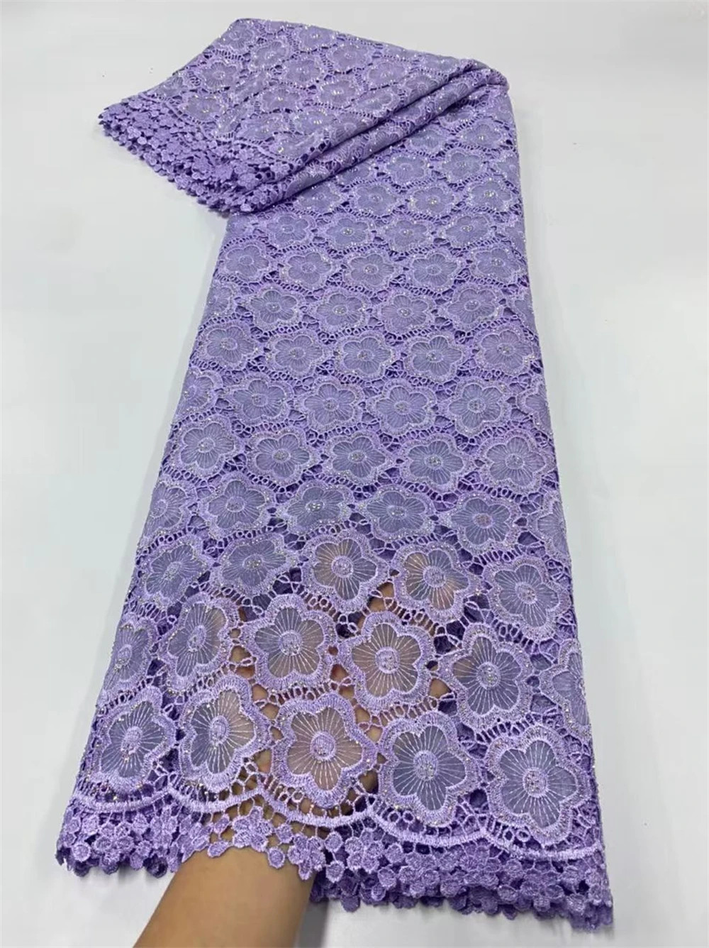 Нигерийская кружевная ткань с вышивкой африканская новейшая льняная свадебное