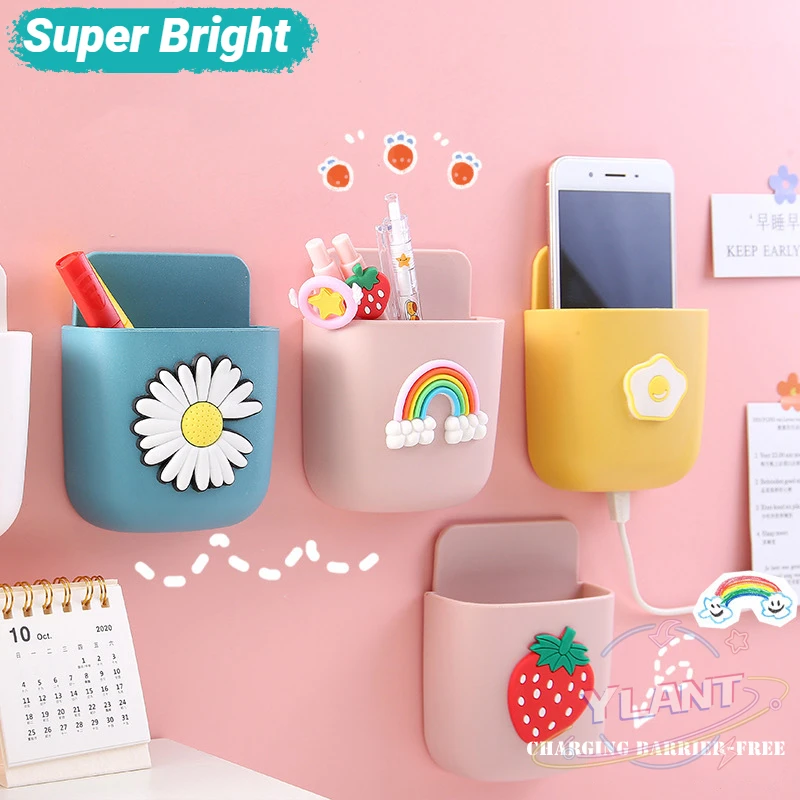 

Контейнер для хранения YLANT с мультяшным рисунком, декоративная настенная подвесная коробка для хранения с дистанционным управлением для го...