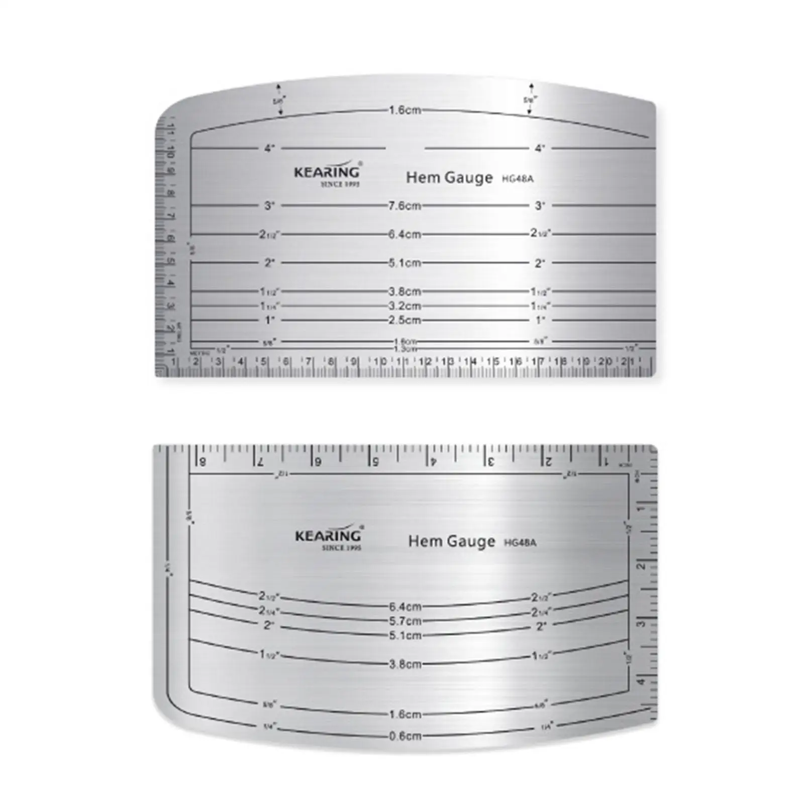 Фото Шаблон для раскроя ткани Hem Gauge DIY для любителей печати и рукоделия (женская одежда) №1
