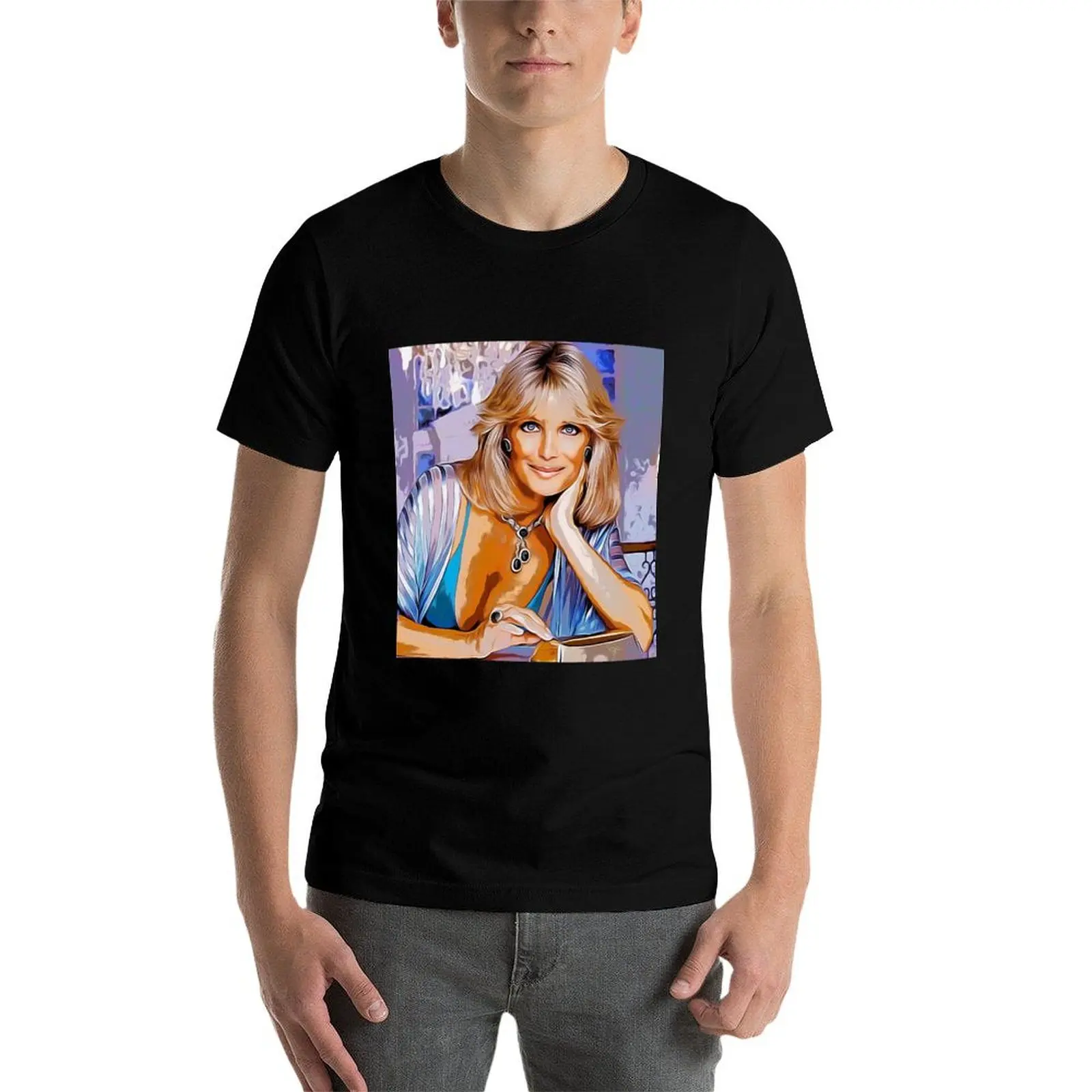 Фото KRYSTLE CARRINGTON - DYNASTY T-Shirt t shirts for man graphic tees funny t shirts cotton t shirt man casual T-Shirt №4