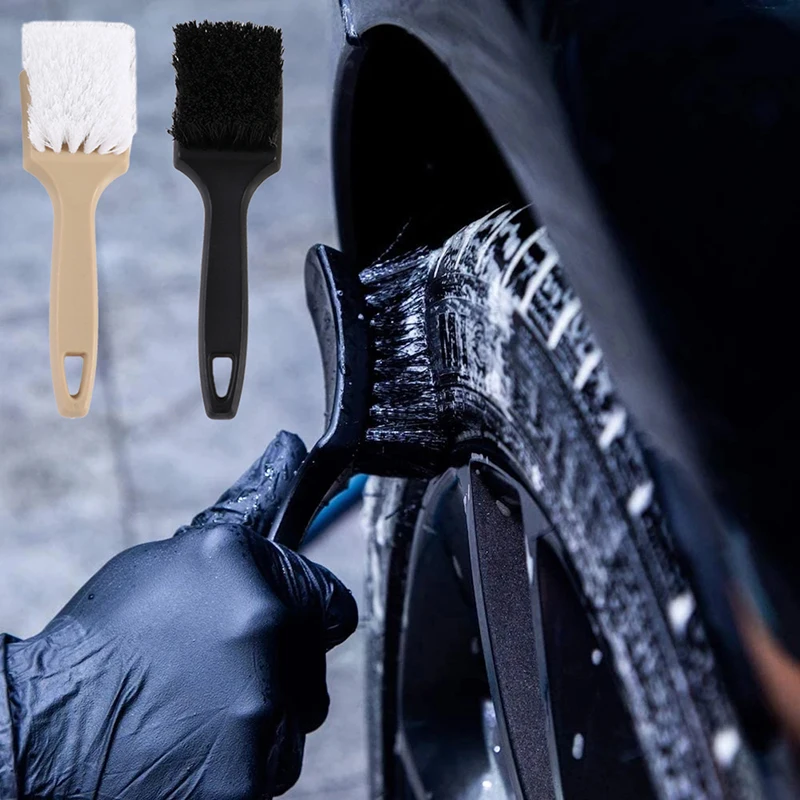 

1PC Auto Tire Rim Brush Wheel Hub Cleaning Brushes Car Wheels Detailing Cleaning