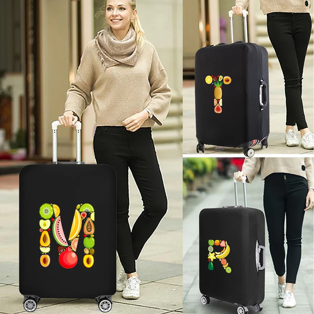 Fruit Printed Thicken Luggage Cover Travel Accessories Trolley Baggage Cover Suitable for 18 To 32 Inch Suitcase Case Dust Cover