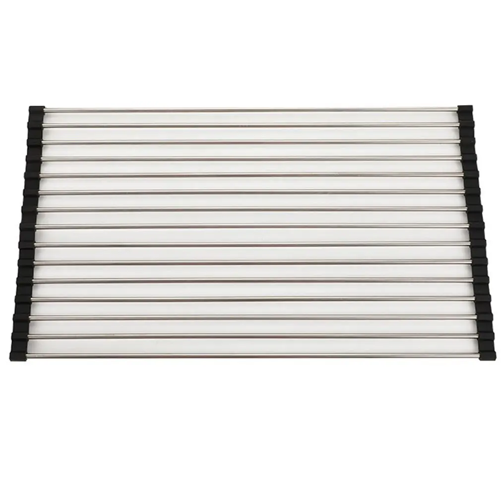 

Складная Силиконовая сушилка для посуды, сушилка для посуды, сушилка для палочек и посуды, удобная сушилка из нержавеющей стали