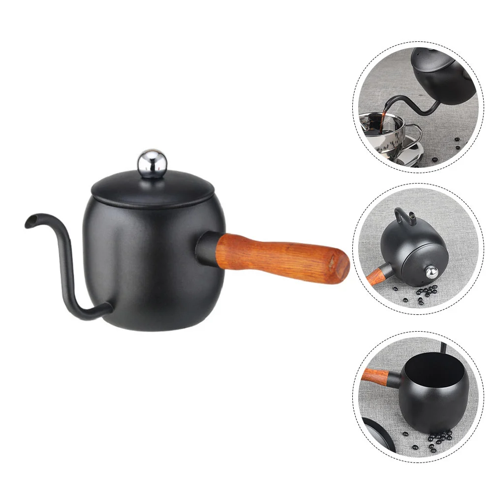 

1 шт. легкий Практичный Прочный ручной пивоваренный кофейник с длинным носиком кофейник для офиса дома отеля