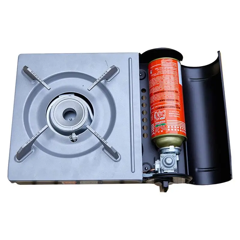 

Портативная печь для кемпинга, уличная Кассетная печь из нержавеющей стали, Классическая 1 горелка, плита, уличное кухонное снаряжение для к...