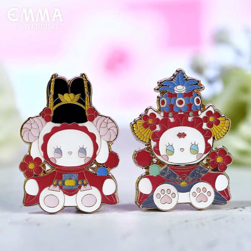 

Emma Secret Forest Wedding Series Badge Refrigerator Sticker Blind Box Toys Guess Bag Mystery Box Mistery Caixa Action Figure