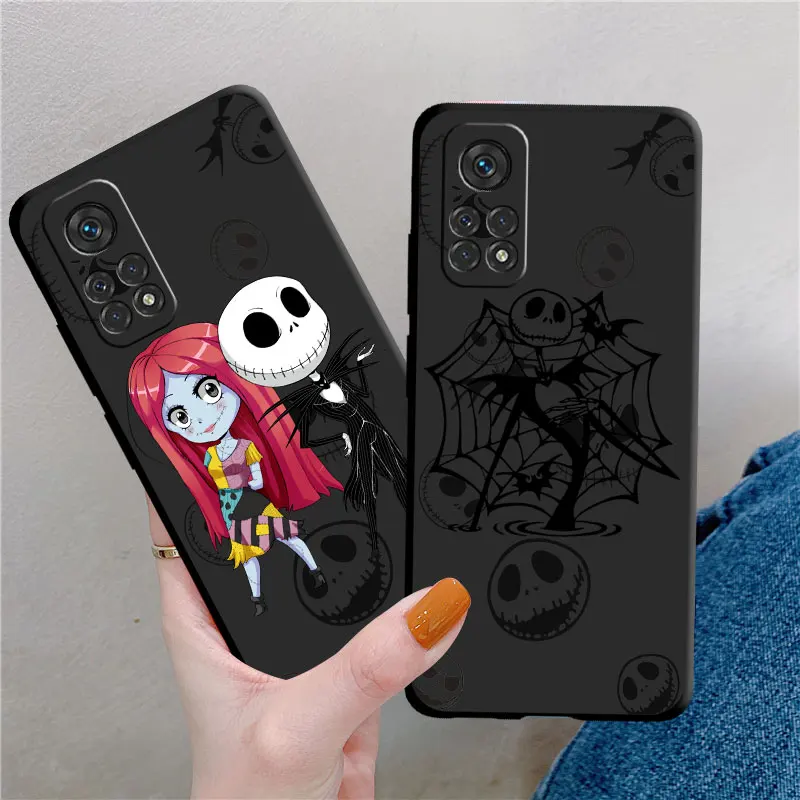 Чехол Jack Nightmare Skellington для Xiaomi Poco X3 NFC X5 X4 Pro 11 Lite 11T 10T 12 13 F3 F1 C40 M3 M4 M5 Soft Funda Phone Cover