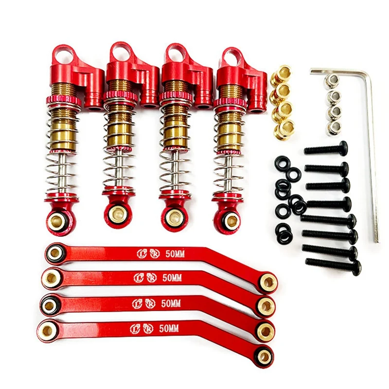 

For FMS FCX24 Metal 39Mm Shock Absorbers And Chassis Links Tie Rod 1/24 RC Crawler Car Upgrades Parts Accessories