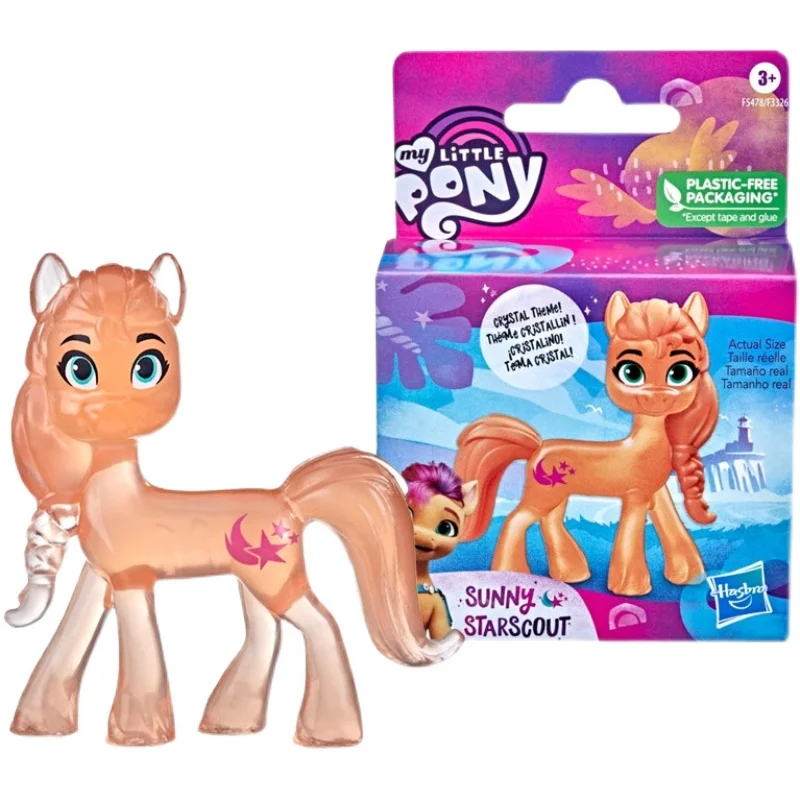 Hasbro My Little Pony Blockbuster Film Movie G5 Crystal Izzy Sunny Hitch Zipp Пелюстки принцессы Полупрозрачные