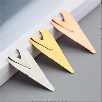 10pcs hollow metal positioning bookmark holder pagination book clip creativity hollow students reading marks stationery supplies