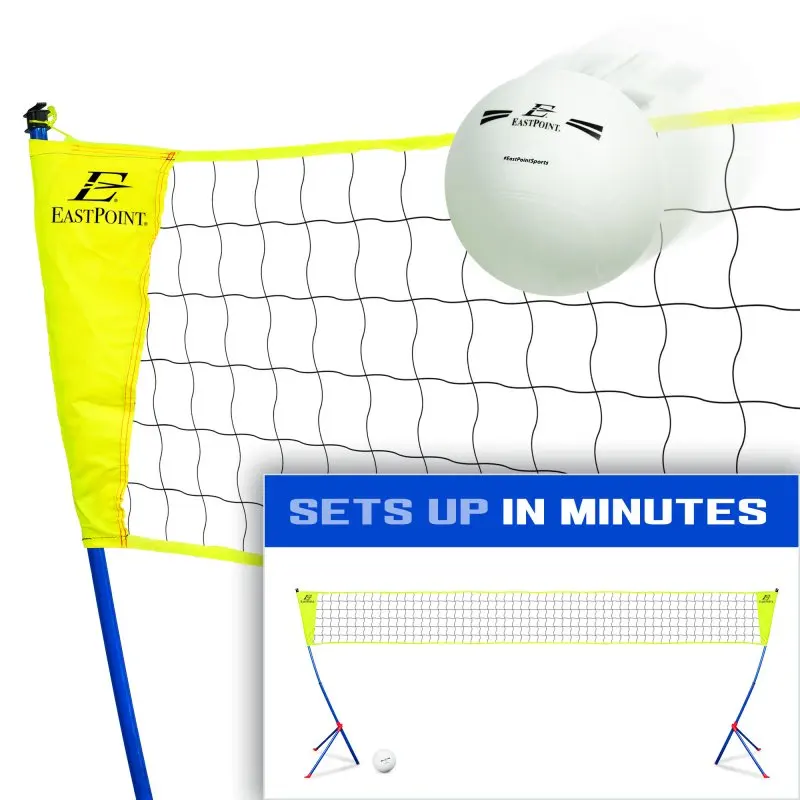 

Volleyball Net Set, Portable Tripod System for Outdoors